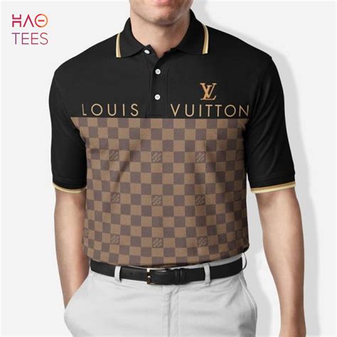 louis vuitton black map yeloow tee|louis vuitton polo shirts for men.